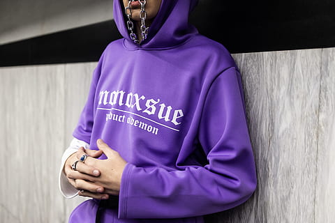 Hoodies are an example of masculinity concept