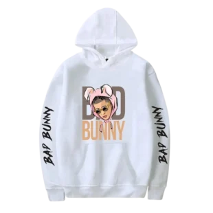 Bad Bunny Pullover Hooded Sweatshirt