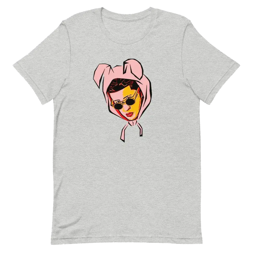 Bad Bunny Character T-Shirt Carbon