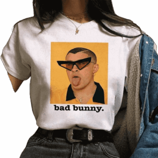 Bad Bunny Face T-shirt