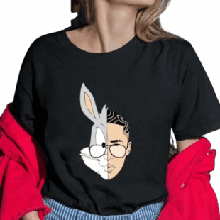 Bad Bunny Funny Cartoon T Shirt