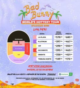 How much Bad Bunny tickets
