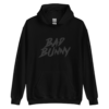 Bad Bunny Hoodie with Design on the Front and Sleeves