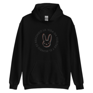 Es Redondo La Vida Da Bad Bunny Pullover Hoodie