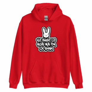 YHLQMDLG Bad Bunny Pullover Hoodie