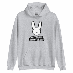 Bad Bunny Yo Perreo Sola Pullover Hoodie