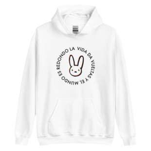 Es Redondo La Vida Da Bad Bunny Pullover Hoodie