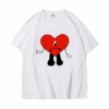 Un Verano Sin Ti Heart T-Shirt - 2XL, White