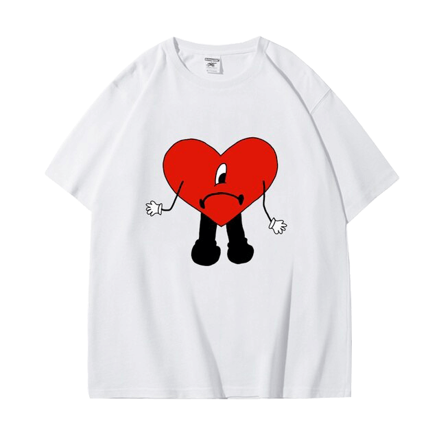 Un Verano Sin Ti Heart T-Shirt - 2XL, White