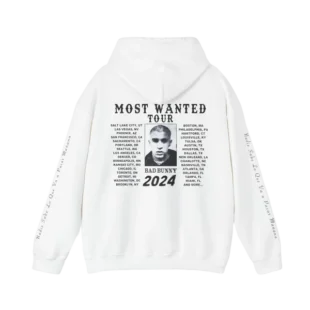 SIGNATURE MUGSHOT TOUR DATES HOODIE WHITE webp