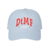 dtmf merch embroidered light blue cap plkib