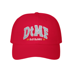 dtmf merch embroidered red cap fckip