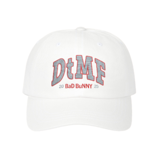 dtmf merch embroidered white cap hh0tg