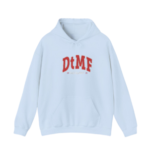 dtmf merch red blue embroidery hoodie chvba
