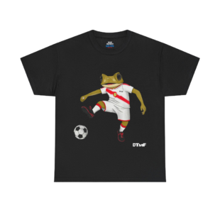 DTMF Tour Merch - World Tour Peru Black Futbol Tee