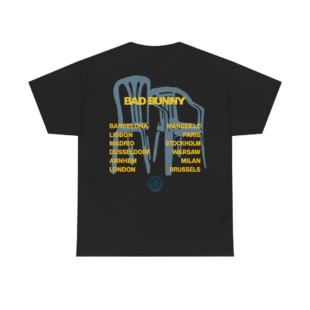 DTMF Tour Merch - World Tour Chairs Black Tee