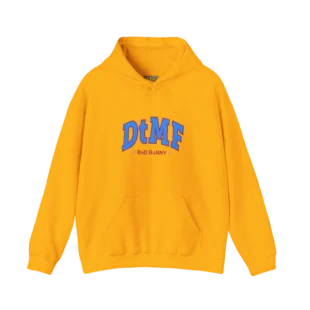DTMF Tour Merch - World Tour DTMF Graphic Gold Hoodie